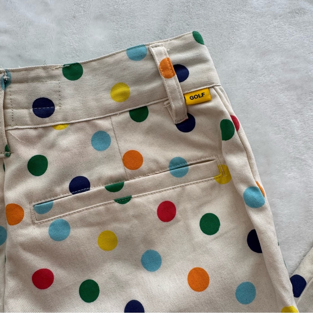 GOLF WANG by Tyler The Creator Multicolor Polka Dot Chino Pants Size 28 Rare - Picture 8 of 11